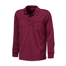 Poloshirt langarm für Herren, gestreift