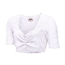 Dirndlbluse mit wunderschönen Spitzenärmeln