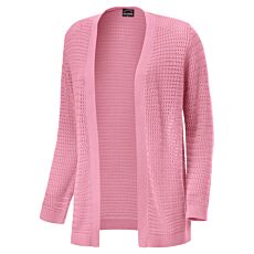 Damen Cardigan, Ajour-Muster, offen tragbar