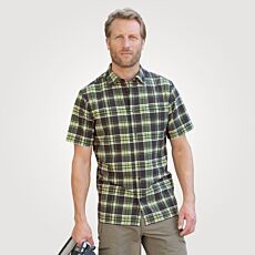 Herren Outdoorhemd kariert aus Polyester
