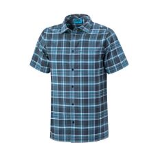 Chemise outdoor à carreaux en polyester
