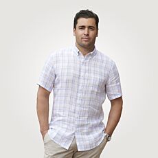 Artime Herren-Kurzarmhemd aus Leinen