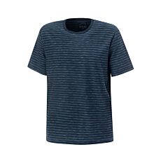 T-shirt pour hommes rayé en coton navy