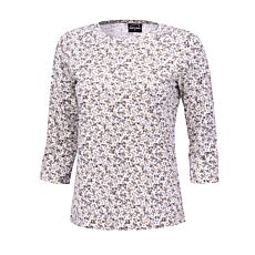 T-shirt à manches 3/4, imprimé