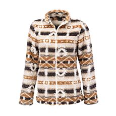 Damen Sherpa-Fleece-Jacke, bedruckt