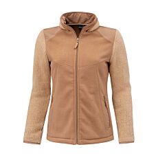 Veste polaire femme, manches en tricot