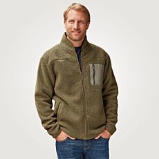 Explorer Herren Fleece Jacke, Curly