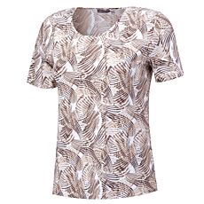 Damen Shirt mit Leaf Print