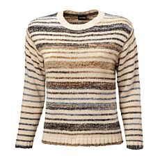 Damen Pullover in Multicolor-Optik