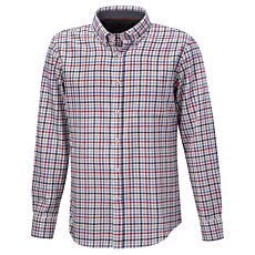 Casual-Flanellhemd mit Brusttasche rot