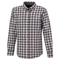 Chemise casual en flanelle avec poche de poitrine. olive
