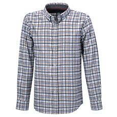 Chemise casual en flanelle avec poche de poitrine. beige