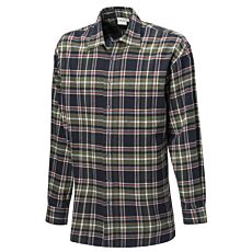 Chemise en flanelle avec poche de poitrine olive