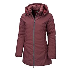 Wärmende Jacke mit abnehmbarer Kapuze