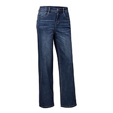 5-Pocket Jeans mit weitem Beinverlauf