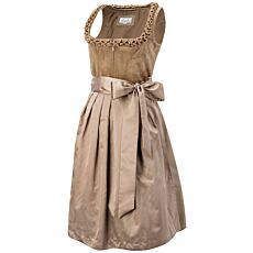 Dirndl sobre avec un tablier en satin
