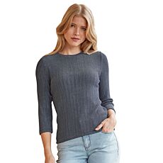Damen Jacquard Shirt mit Struktur