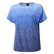 Damen T-Shirt mit Gummizug am Saum
