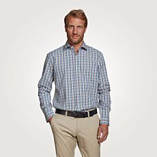 Herren Langarmhemd «Kariert», bügelfrei