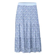 Damen A-Linien Rock, mit Elastbund blau