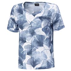 T-shirt pour dames avec imprimé ginkgo
