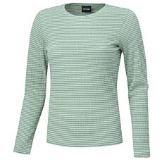 T-shirt à manches longues structuré, rayé