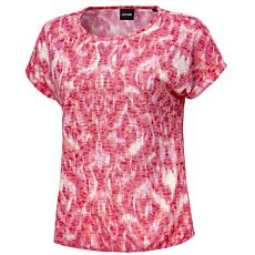 T-shirt imprimé à effet burn-out