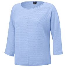 Shirt ample à manches 3/4 et motif ajouré