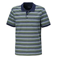 Polo à manches courtes rayé