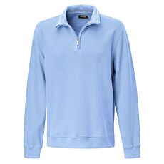 Pull camionneur uni pour hommes avec fermeture éclair