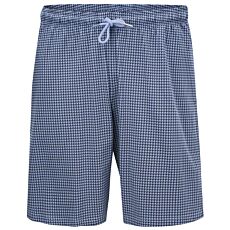 Short de pyjama pour hommes, imprimé bleu