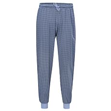 Pantalon de pyjama pour dames avec bords-côtes, imprimé
