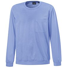 Haut de pyjama pour dames avec bords-côtes, uni