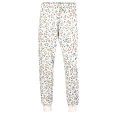Damen Pyjama Hose mit Bündchenabschluss, bedruckt
