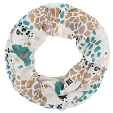 Leichter Rund-Schal in frischen Naturtönen