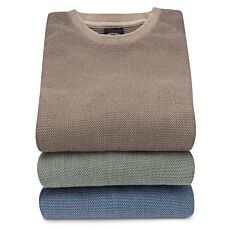 Herren Pullover mit Fischgrätmuster, Jaquard