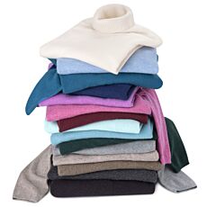 Pull en cachemire à manches courtes, certifié GOTS