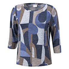 T-shirt imprimé pour dames, manches longues