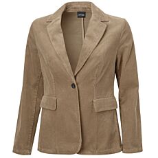 Blazer aus Cord mit Knopfverschluss