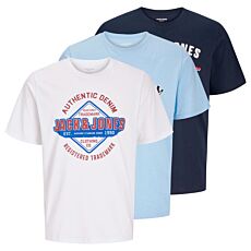 JACK&JONES T-Shirts «O-Neck», 3er-Pack