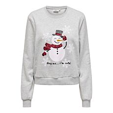 Only X-Mas Sweatshirt hellgrau