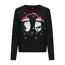 Only Sweatshirt «X-Mas Shine» noir