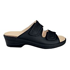 Algemare Mule, largeur confort G, noir noir
