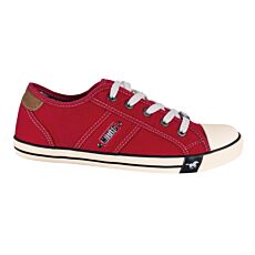 Mustang Sneaker Damen, weich gepolstert rot