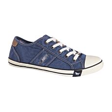 Mustang Sneaker Damen, weich gepolstert jeansblau