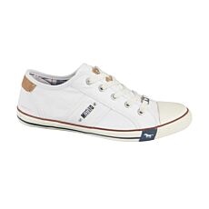 Mustang Sneaker Damen, weich gepolstert weiss