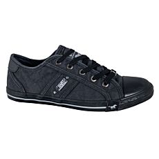Mustang Sneaker Damen, weich gepolstert schwarz