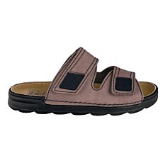 Fretz Men Pantolette, Nubuk- oder Nappaleder braun