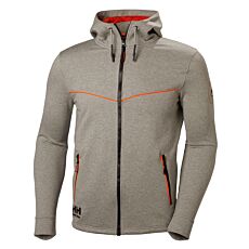 Hoodie Helly Hansen zippé Chelsea Evolution gris