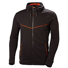 Hoodie Helly Hansen zippé Chelsea Evolution noir